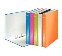 Leitz Classeur A Anneaux Wow, Format A4, En Carton Solide,