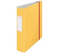 Leitz Classeur à levier Active Cosy 180° – Dos 82 mm, A4, 500 feuilles – Jaune