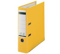 Leitz Classeur à levier A4 180° - Carton 24/10e - Dos 8 cm - Jaune