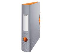 Leitz Classeur à Levier Active A4 180°, Vert, Dos Arrondi 65mm, Fermeture Élastique, Polyfoam Léger, Urban Chic, 11 170 088