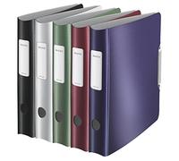 Leitz Classeur à levier Assorti Effet Brossé - pack de 5