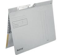 LEITZ Classeur à levier, avec pochette, A4, gris