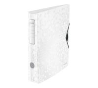 Leitz Classeur à levier Active WOW A4 – PP, dos 65 mm, 350 feuilles, 180°, blanc