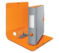 Leitz, Classeur, Classeur Active Urban Chic, 180 degrés, 82 mm, stone DIN A4, dos arrondi, en polyfoam, Du (A4, 82 mm, 1 pcs)