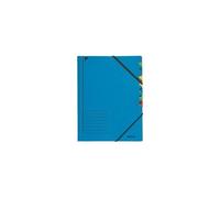 Leitz Classeur Trieur, A4, Carton, 7 Compartiments, Bleu