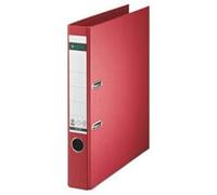 Classeur à anneaux Leitz 10080025 format A4 dos 52mm carton rouge certifié FSC et Blue Angel