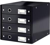 Leitz Click & Store 6049-00-95 Caisson à tiroirs noir DIN A4 Nombre de tiroirs: 4