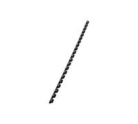 Leitz Combind - 6 Mm - 32 Cm - 21 Anneaux - A4 (210 X 297 Mm) - 25 Feuilles - Noir - 100 Unités Peigne De Reliure En Plastique