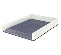 Leitz 5361-10-01 WOW Duo Bac à courrier DIN A4, DIN C4 blanc, gris 1 pc(s)