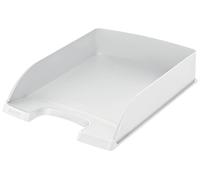 Leitz Corbeille à Courrier A4, Blanc, Plus, 52270001