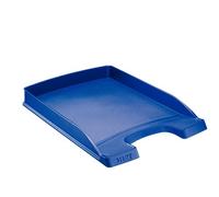 Leitz Corbeille à Courrier A4, Slim, Bleu, Plus, 52370035