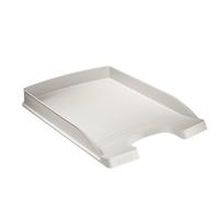 Leitz Corbeille à Courrier A4, Slim, Gris, Plus, 52370085