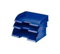 Leitz Corbeille A Courrier Plus Jumbo, A4 A L'italienne,Bleu