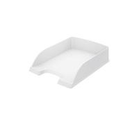 leitz corbeille à courrier plus standard, a4, blanc noir