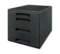 Leitz CUBE module de classement de bureau Plastique Noir Noir