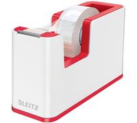 Leitz Dérouleur de ruban adhésif blanc-rouge Largeur du rouleau (max.): 19 mm Longueur du rouleau (max.) 33 m rechargeable