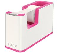 Leitz Dérouleur de ruban adhésif WOW 5364 blanc, rose Largeur du rouleau (max.): 19 mm Longueur du rouleau (max.) 33 m