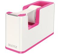 Leitz Dérouleur de ruban adhésif WOW 5364 blanc, rose Largeur du rouleau (max.): 19 mm Longueur du rouleau (max.) 33 m