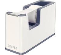 Leitz Dérouleur de ruban adhésif WOW Duo Colour blanc, gris Largeur du rouleau (max.): 19 mm Longueur du rouleau (max.) 33 m