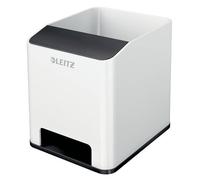 Leitz Desk Top Storage Porte Crayons Et Stylos Polystyrène Noir Et Blanc
