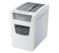 LEITZ Destructeur de documents IQ Home Office, version slim, particules 4 x 28 mm, capacité de coupe : 10 feuilles, volume de réception : 23 - 1 unité (8001-00-00)