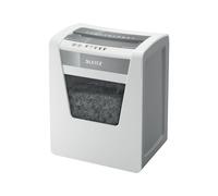 Leitz Destructeur Micro-Broyage 2x15mm P-5, 10 Feuilles, Corbeille 23L (225 Feuilles), Fente 22.3cm, Anti-Bourrage, Blanc, 370x279x465mm