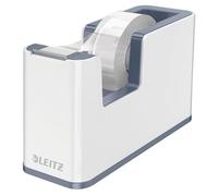 Leitz Dérouleur de ruban adhésif WOW Duo Colour blanc, gris Largeur du rouleau (max.): 19 mm Longueur du rouleau (max.) 33 m