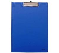 LEITZ - Ecritoire porte-blocs à couverture, format A4, film transparent PP, bleu, couverture en cart