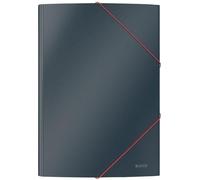 Leitz - Elastomap Cosy A4 3 compartiments gris | 2880 pièces