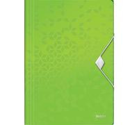 Leitz - Elastomap Leitz Wow A4 3 compartiments PP vert | 1 pièce | 10 pièces