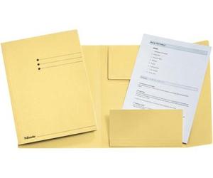 Leitz Esselte Chemise à 3 rabats A4, jaune