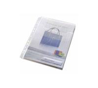 Leitz, Pochette Perforée Combifile à Soufflet A4, Grande Capacité, Matière Grainée Mate Transparente, Ouverture sur le haut avec Rabat, Polypropylène 200 Microns, Lot de 3, 47270003