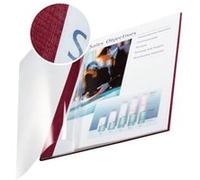 Leitz Chemises Souples, Lot de 10, Dos 14,0 mm, Bordeaux, ImpressBIND, 74150028
