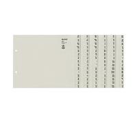 Leitz - Intercalaire - A-Z - A4 - À Onglets - Gris (Pack De 90)