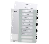 Intercalaires en plastique WOW, numéroté, 1-10