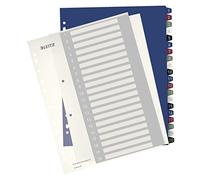 Leitz 1239 Style Répertoire DIN A4 1-20 polypropylène multicolore 20 onglets extra-large, imprimable 1239-00-00