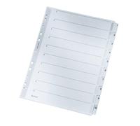 Leitz Intercalaires en carton mylar Chiffres 1-10 A4 Gris