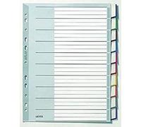 Leitz Intercalaires En Plastique, Vierges, Format A4 Extra