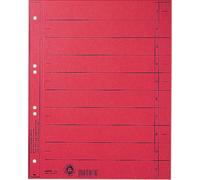 LEITZ Intercalaires A4 extra-larges Carton manila 230 g/qm rouge 100 intercalaires