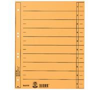 LEITZ Intercalaires A4 extra-larges Carton manila 230g/qm jaune 100 intercalaires