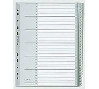 Leitz Répertoire 1281 DIN A4 extra-large polypropylène gris 31 onglets