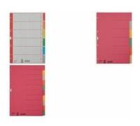 Intercalaires en carton extra solide, blanc, A4, 10