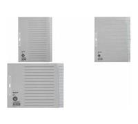 LEITZ Intercalaires en papier naturel, blanc, A4,extra-large G