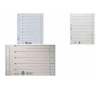 Intercalaires, format A4 extra large, en carton solide