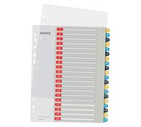 Leitz Intercalaires Imprimables 1-20, Robustes, Cosy, Multicolore, 12490000