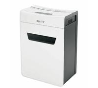 Leitz Déchiqueteuse de papier IQ 4M Premium P5 pour bureau et maison, microcut, 4 feuilles, poubelle 14 l, très silencieuse/compacte, série Protect, blanche, 80940000, 1 unité