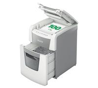 Leitz IQ Autofeed Destructeur P4, coupe croisée, 100 feuilles, bac de 34 L. | Poubelle coulissante 34 L, facile à vider, pour bureau, école ou maison, veille après 3 min d’inactivité.