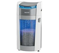 Leitz IQ OptiMax Autofeed 600 destructeur micro-coupe, sécurité P5 | Grand bureau, détruit 600 feuilles A4 à la fois, technologie rotation du bac, bac 50L, RGPD, ultra-silencieux