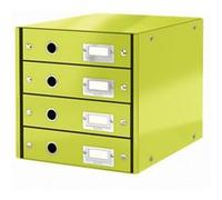 LEITZ Boîte à tiroirs Click & Store WOW 4 tiroirs vert