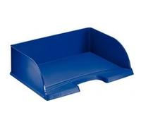 Leitz Corbeille à Courrier A4 Format Paysage, Jumbo, Bleu, Gamme Plus, 52190035 103 mm